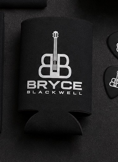 Black Bryce Blackwell koozie concept