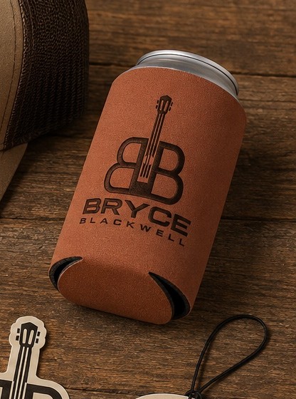 Tan Bryce Blackwell koozie concept