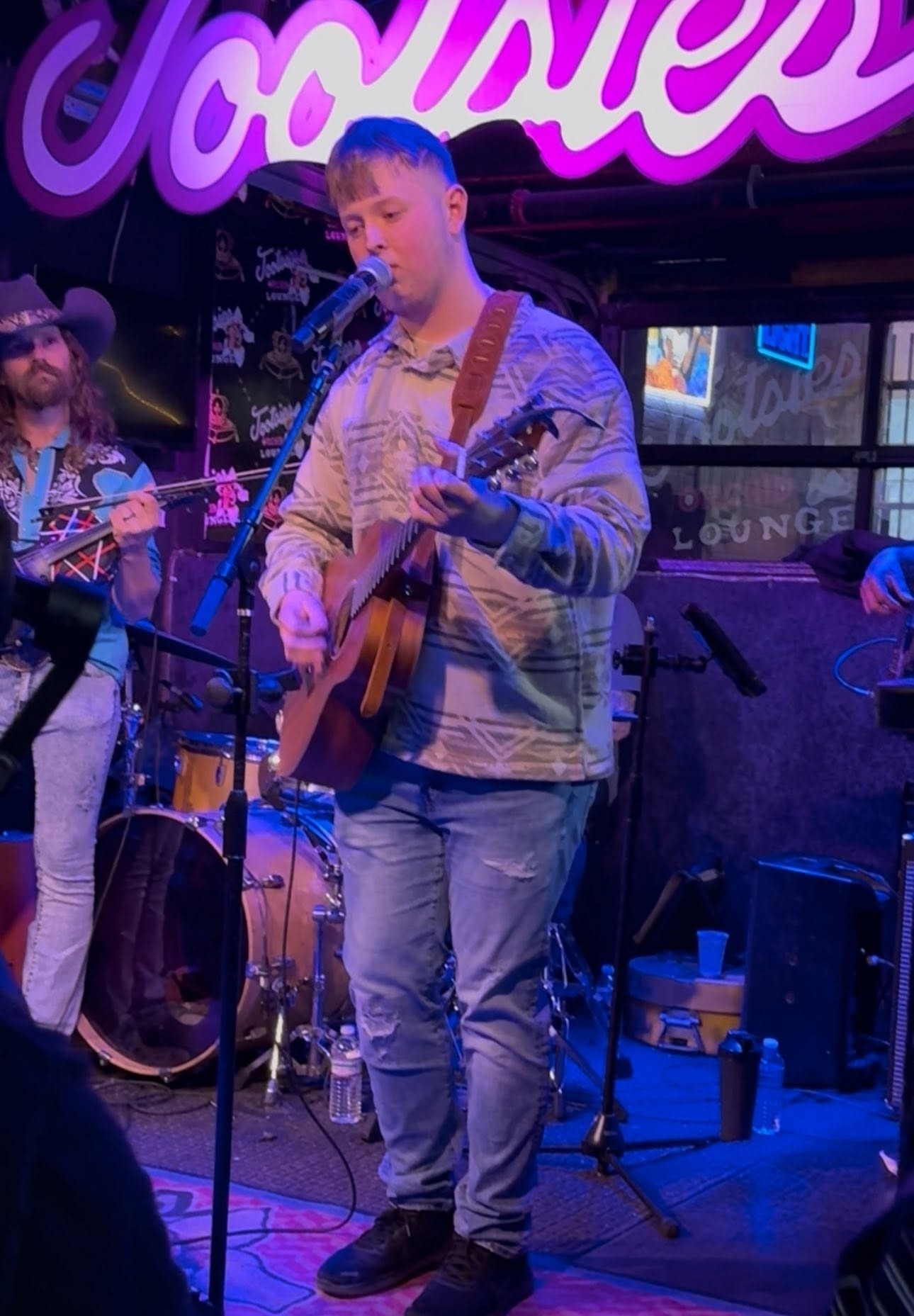 Bryce Blackwell performing live at Tootsies